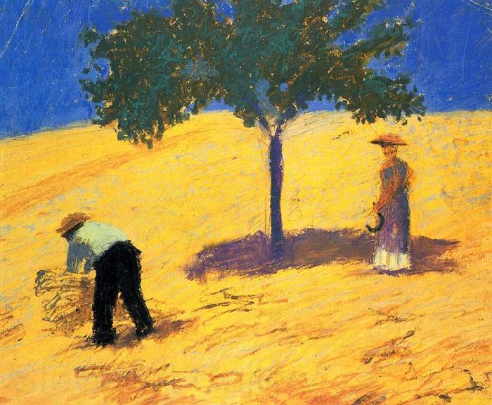 August Macke Baum im Kornfeld